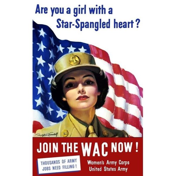 Stocktrek Images StockTrek Images PSTJPA100618M Vintage World War II Poster of A Member of The Womens Army Corps Poster Print; 11 x 17 PSTJPA100618M